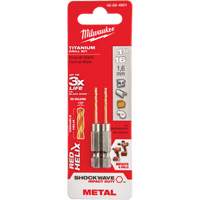Shockwave Drill Bit, 1/16", Titanium, 5/8" Flute, 135° Point Cam Industrial