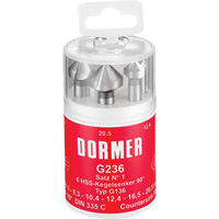 Jeu de fraises coniques 90°, 6 morcea Cam Industrial