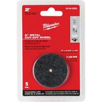 M12 Fuel Right Angle Die Grinder Cut-Off Wheels, 2" x 0.04", 1/4" Arbor, Type 1, Aluminum Oxide, 21000 RPM Cam Industrial