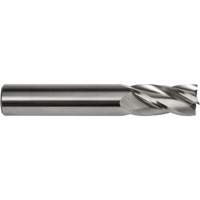 Fraise embout S134, 1/8" dia., 1-1/2" lo, 4 cannelures, 1/8" tige, Carbure Cam Industrial
