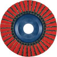 Twin Flap Disc, 4-1/2" x 7/8", Type 27, 40 Grit, Ceramic/Zirconia Alumina Cam Industrial