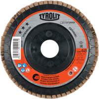 Flap Disc, 4-1/2" x 5/8"-11, Type 27, 40 Grit, Ceramic Cam Industrial