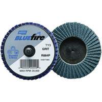 BlueFire&reg; R884P Mini Flap Disc, 2" x Type 27, 40 Grit, Zirconia Alumina Cam Industrial