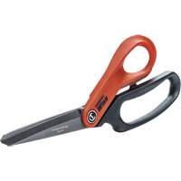 Heavy-Duty Titanium Coated Tradesman Shears, 10", Rings Handle Cam Industrial