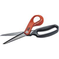Heavy-Duty Titanium Coated Tradesman Shears, 10", Rings Handle Cam Industrial
