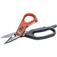 Electrician's Data Shears, 6", Rings Handle Cam Industrial