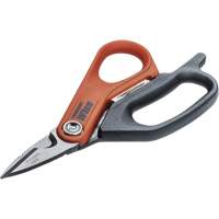 Electrician's Data Shears, 6", Rings Handle Cam Industrial