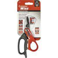 Electrician's Data Shears, 6", Rings Handle Cam Industrial