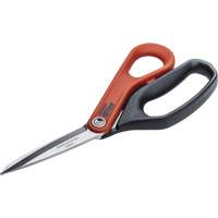 Stainless Steel All Purpose Tradesman Shears, 8-1/2", Rings Handle Cam Industrial