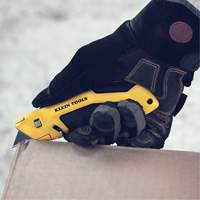 Self-Retracting Utility Knife, Steel, Cushion Handle Cam Industrial