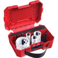 Hole Dozer Carbide Teeth Hole Saw Kit, 9 Pieces Cam Industrial