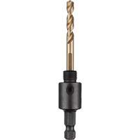 Hole Dozer Hole Saw Small Arbor with Cobalt Pilot Bit, 0" - 1-3/16", 1/4" Shank Cam Industrial