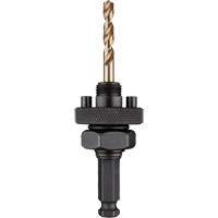 Hole Dozer Hole Saw Large Arbor with Cobalt Pilot Bit, 1-1/4" and Larger, 1/4" Shank Cam Industrial