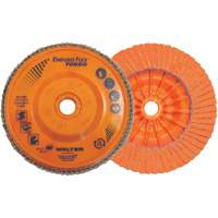 Disque &agrave; lamelles Enduro-Flex Turbo, 4-1/2" x 5/8"-11, Grain 36/60 Cam Industrial