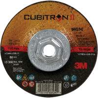 Cubitron II Cut-Off Wheel, 4-1/2" x 1/8", 5/8"-11 Arbor, Type 27, Ceramic Cam Industrial