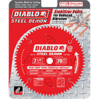 Lame de scie &agrave; d&eacute;couper Steel Demon, 7-1/4", 70 dents, Pour M&eacute;tal Cam Industrial