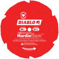 Lame de scie &agrave; d&eacute;couper HardieBlade, 10", 6 dents, Pour B&eacute;ton de fibre Cam Industrial