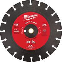 Circular Saw Blade, 12", Ductile Iron Use Cam Industrial