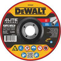Elite Series Metal Cut-Off Wheel, 5" x 0.045", 7/8" Arbor, Zirconia Alumina, Type 27 Cam Industrial