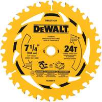 Circular Saw Blade, 7-1/4", 24 Teeth, Wood Use Cam Industrial