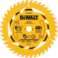 Framing Circular Saw Blade, 6-1/2", 40 Teeth, Wood Use Cam Industrial