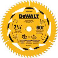 Circular Saw Blade, 7-1/4", 60 Teeth, Wood Use Cam Industrial