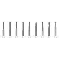 1855 Double Cut Carbide Burr Set, 9 Pieces Cam Industrial