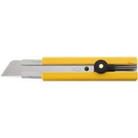 Rubber Inset Utility Knife with Solid Blade, 25 mm, Stainless Steel Blade Cam Industrial