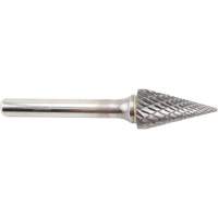 Cone Shape Carbide Shipyard Bur, SM-5, 1/2" Dia., 1/4" Shank, 7/8" Depth of Cut Cam Industrial