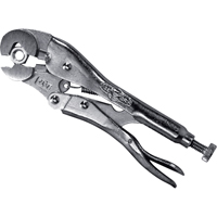 Pinces-cl&eacute;s verrouillables a/coupe fils Vise-Grip, Longueur 10", M&acirc;choire courb&eacute;e Cam Industrial