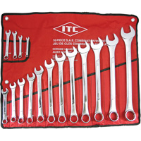 ICW-16 Professional Raised Panel Wrench Set, Combination, 16 Pieces, Imperial Cam Industrial