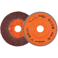 Disque &agrave; lamelles Enduro-Flex, 4-1/2" x 7/8", Type 27, Grain 40, Alumine de zirconium Cam Industrial