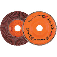 Disque &agrave; lamelles Enduro-Flex, 5" x 7/8", Type 27, Grain 40, Alumine de zirconium Cam Industrial