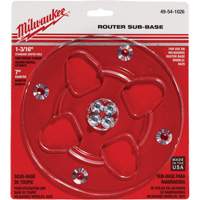 Clear 7" Diameter 1-3/16" Center Hole Sub-Base Cam Industrial