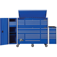 RX Series Side Cabinet, 3 Drawers, 19" W x 25" D x 61" H, Blue Cam Industrial