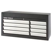 Coffre sup&eacute;rieur - 8 tiroirs, 53-3/8" la, 8 tiroirs, Noir Cam Industrial