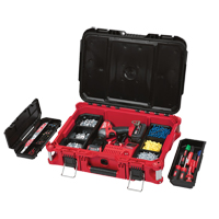 Boîte &agrave; outils Packout, 22" x 16" x 7", Noir/Rouge Cam Industrial