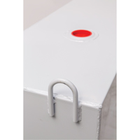 Steel Fuel Transfer Tank, Steel, 100 Gal. Capacity, Black Cam Industrial