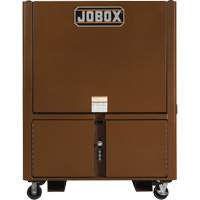 Field Office Jobsite Box, 33" W x 63" D x 80" H, Steel, Red Cam Industrial