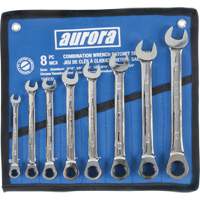 Fixed Head Wrench Set, Combination, 8 Pieces, Imperial Cam Industrial