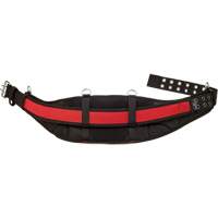 Padded Work Belt, Nylon, Black/Red Cam Industrial