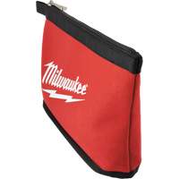 Zipper Pouch, Canvas, 1 Pockets, Black/Red Cam Industrial
