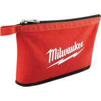 Coloured Zippered Pouches - Set of 3, Canvas, 3 Pockets, Black/Red Cam Industrial
