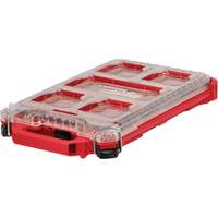 Packout Compact Low-Profile Organizer, 16-2/5" x 9-3/4" x 2-1/2", Black/Red Cam Industrial