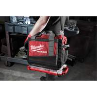 Packout Compact Low-Profile Organizer, 16-2/5" x 9-3/4" x 2-1/2", Black/Red Cam Industrial
