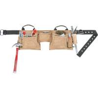 Constructor's Tool Belt, Leather, Tan Cam Industrial