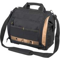 Porte-outils &agrave; compartiments multiples, Polyester, 33 pochettes, Noir Cam Industrial