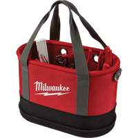 Aerial Utility Oval Bag, Ballistic Nylon, 14 Pockets, Black/Red Cam Industrial