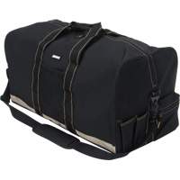 All-Purpose Gear Bag, Polyester, 8 Pockets, Black Cam Industrial