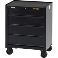 100 Series Rolling Tool Chest, 4 Drawers, 26-1/2" W x 18" D x 32" H, Black Cam Industrial